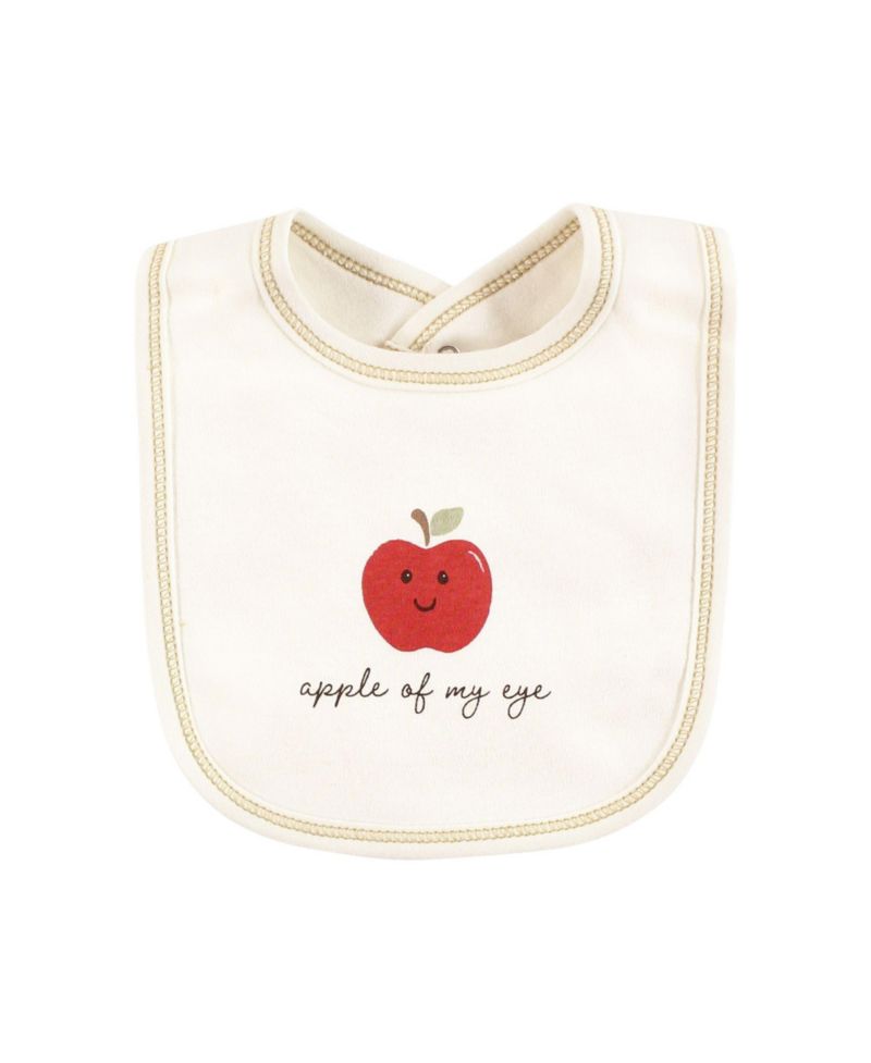 Unisex Natural Cotton Dribble Bibs