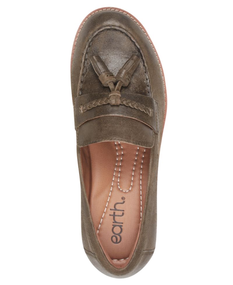 Women's Elinna Leather Slip-On Tassel Loafers