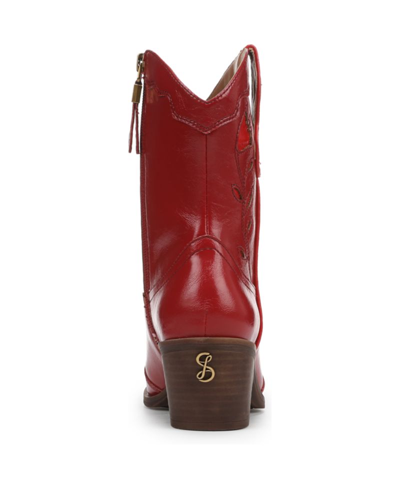 Women's Flash Block Heel Western Booties