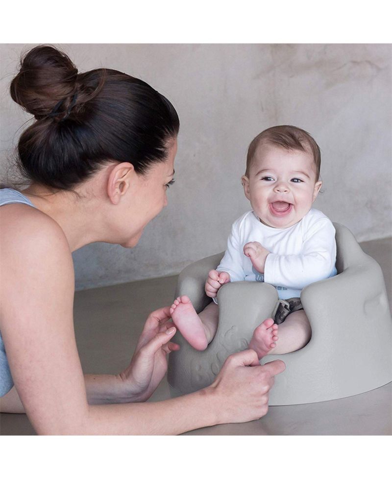 Baby Infant Soft Foam Floor Seat Chair with Eating and Top Tray Attachment