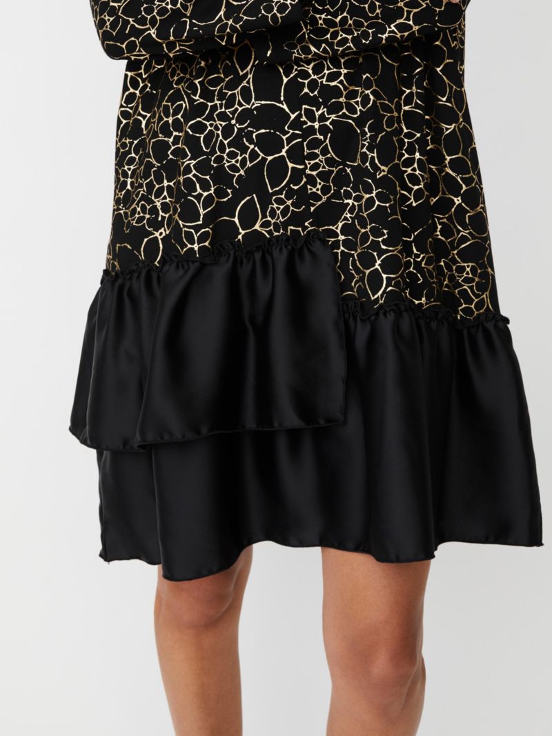 Women's MaNylindra Metallic Floral Print Dress