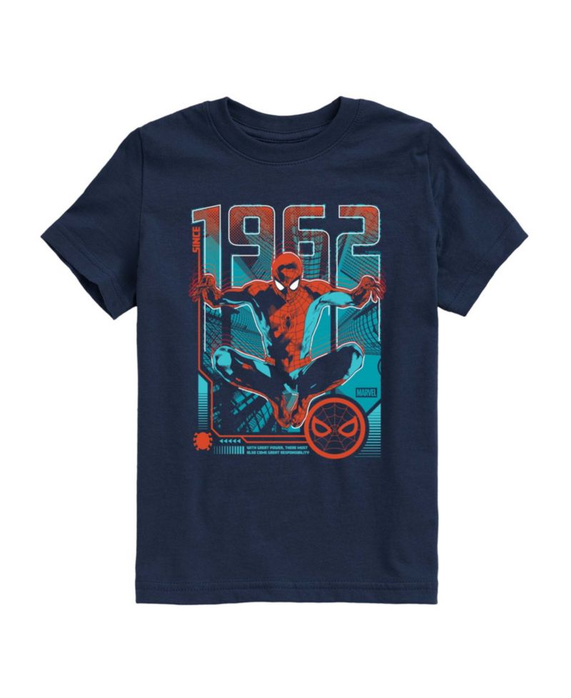 Marvel Boys' 8-20 Spider-Man Since 1962 Short-Sleeve Graphic T-Shirt