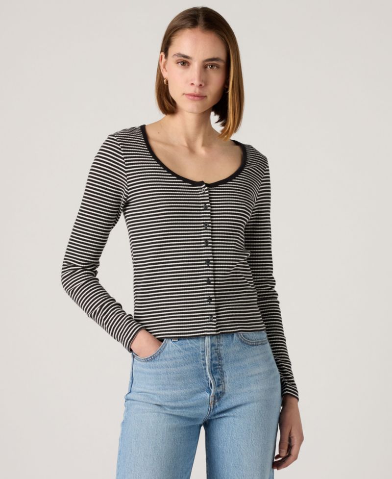 Women's Austen Button-Up Long Sleeve Top