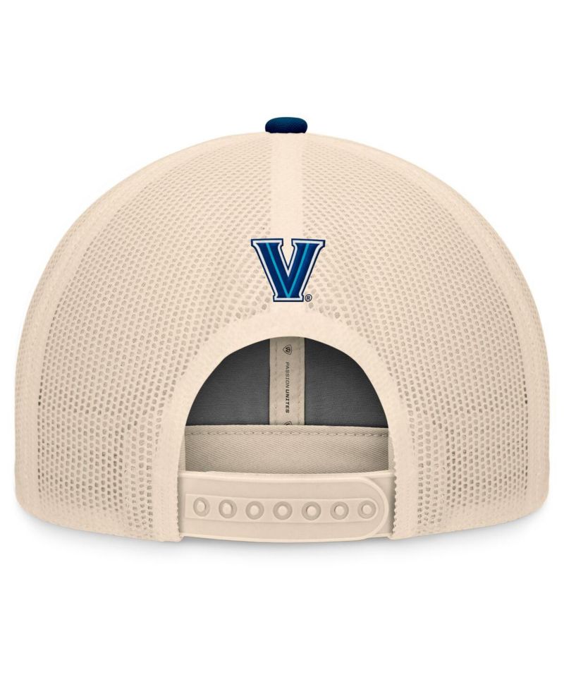 Men's Navy/Natural Villanova Wildcats Bennett Trucker Adjustable Hat