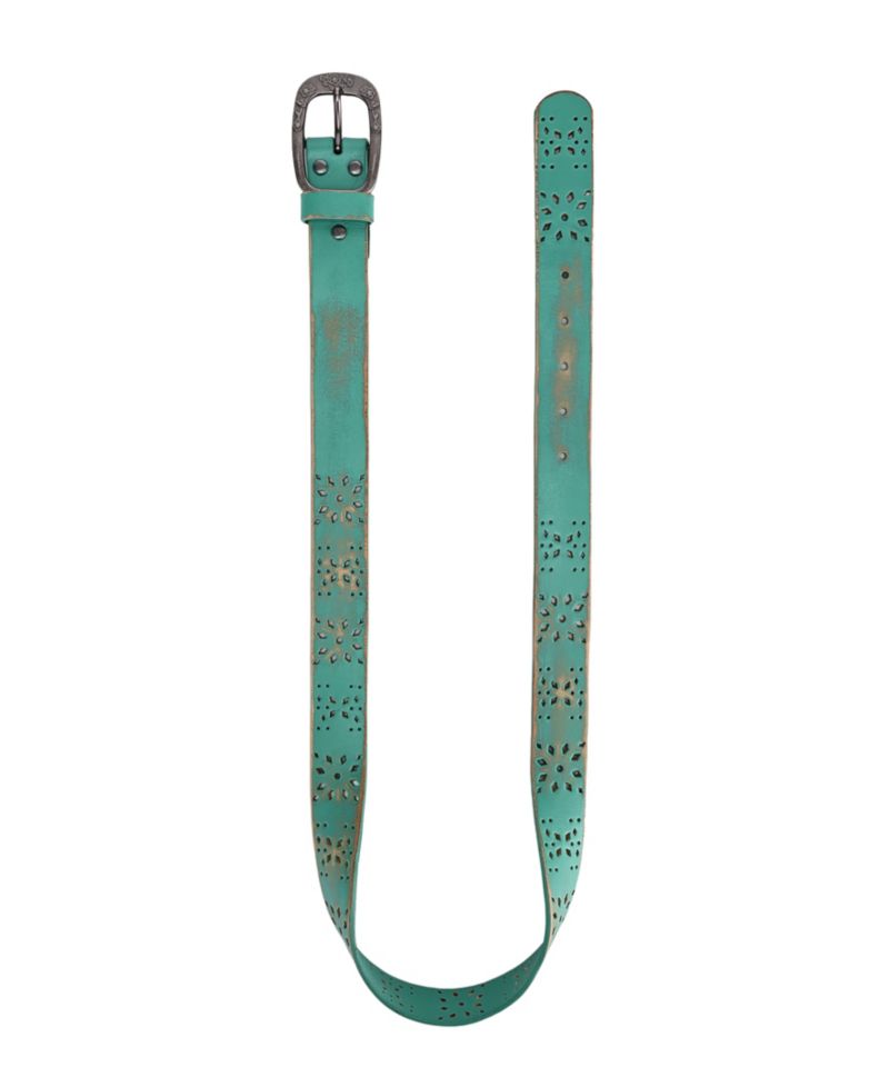 Women's Blooming Crocus Leather Belt