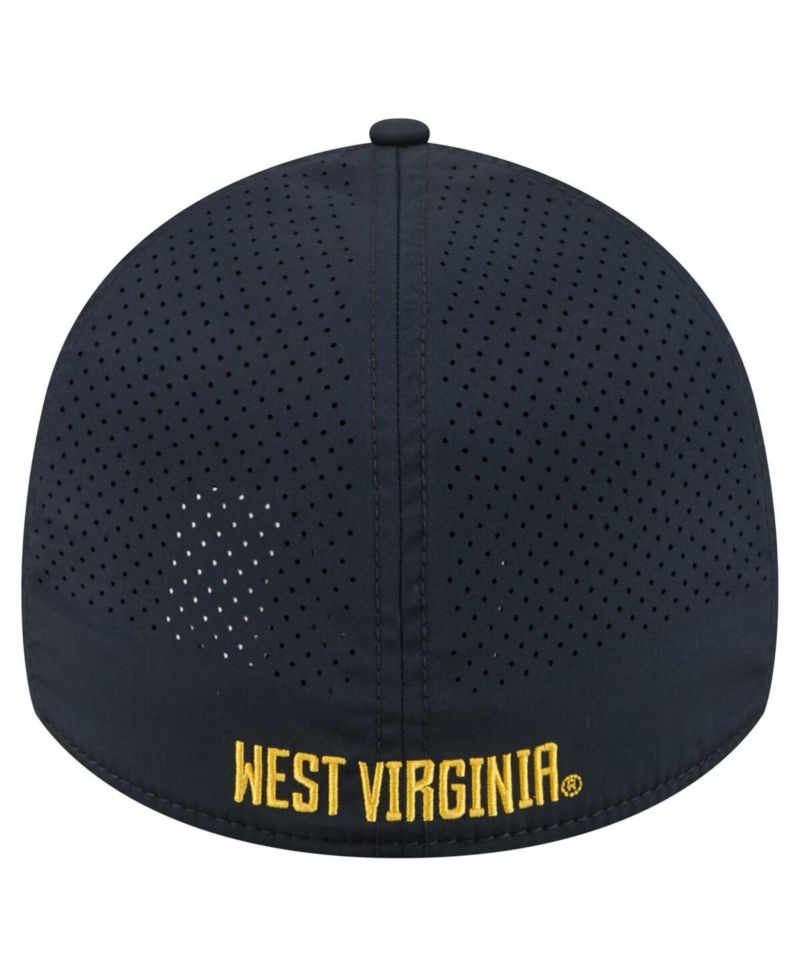Men's Navy West Virginia Mountaineers Rope 39THIRTY Flex Hat