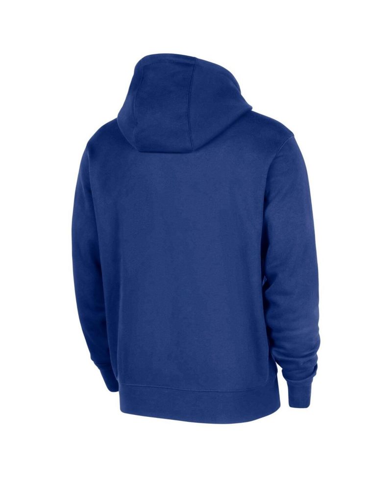 Men's Blue New York Knicks 2025/26 Authentic Practice Club Pullover Hoodie