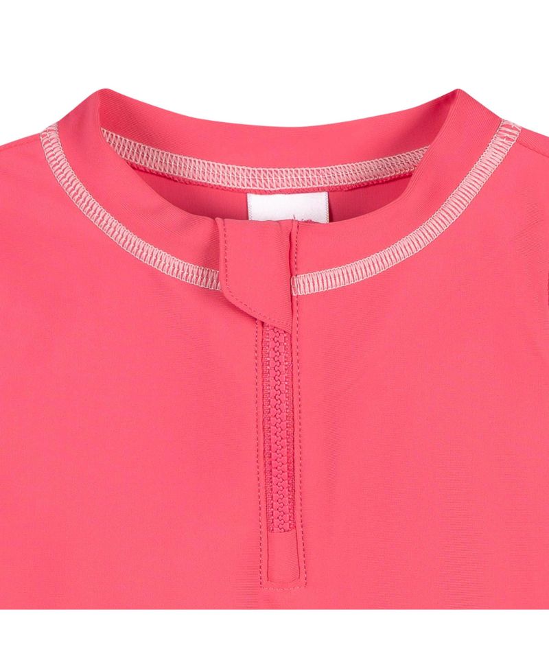 Baby Rashguard Top, Pink, 0-3 Months