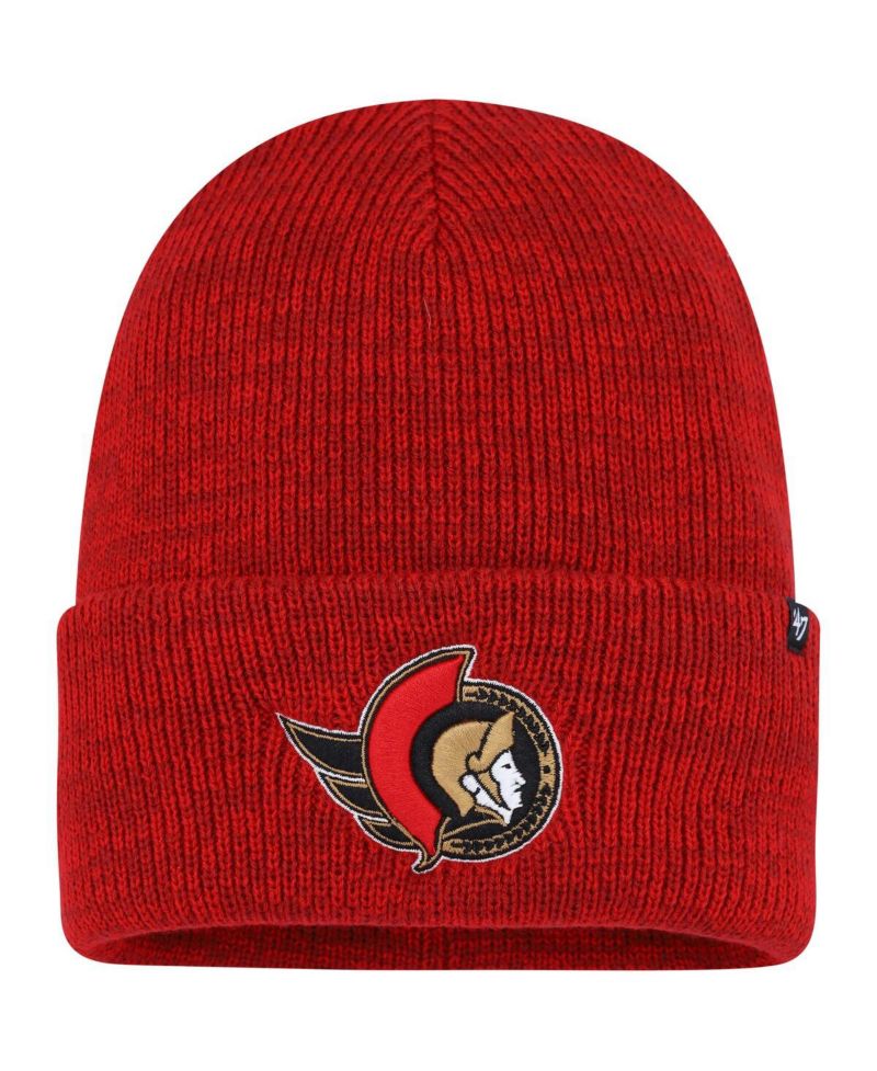 Men's Red Ottawa Senators Brain Freeze Cuffed Knit Hat
