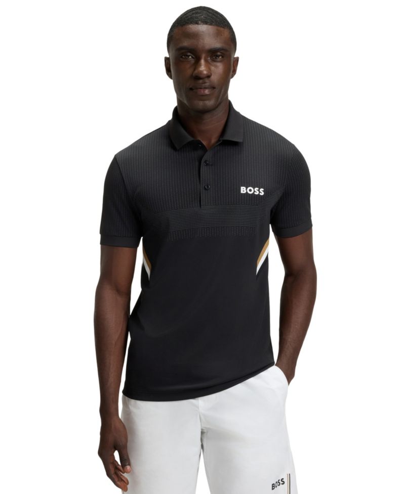 Men's Active Moisture Management Slim-Fit Polo Shirt