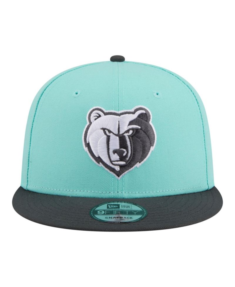 Men's Turquoise/Charcoal Memphis Grizzlies Color Pack Two-Tone 9FIFTY Snapback Hat