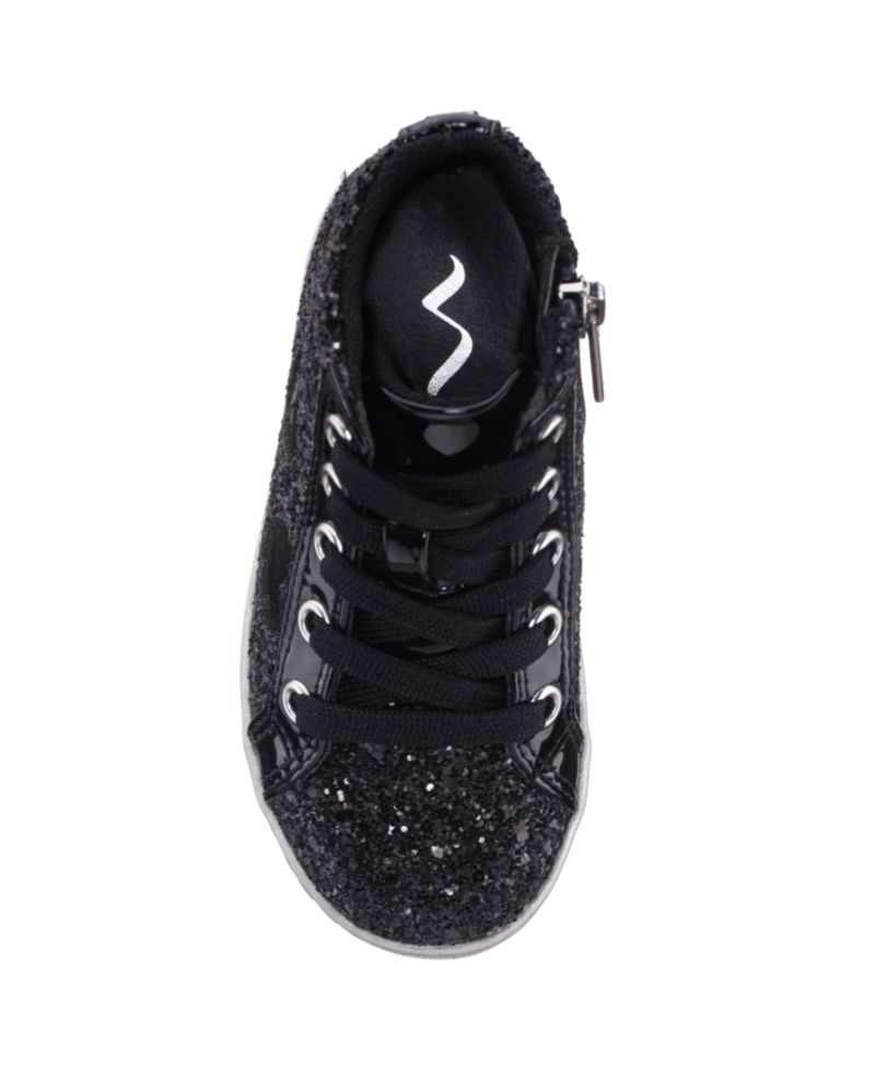 CASS Little Glitter High Top Sneakers