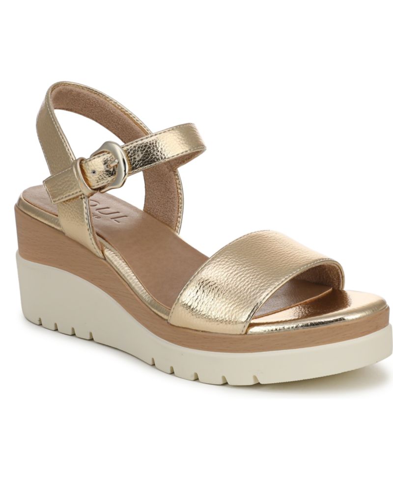 Women's Graciela Round Open Toe Wedge Sandals