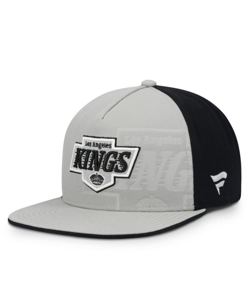 Men's Silver/Black Los Angeles Kings Snapback Hat