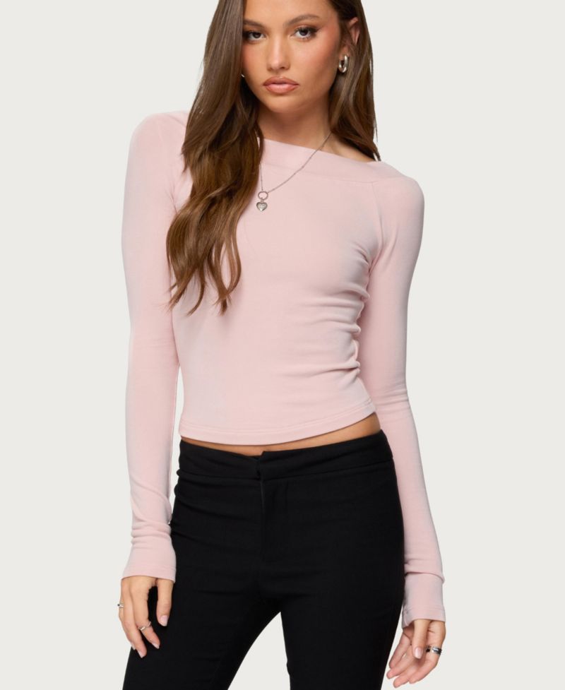 Women's Embry Boat Neck Raglan Top