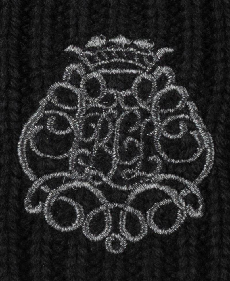 Direct Embroidery Cable Pom Beanie