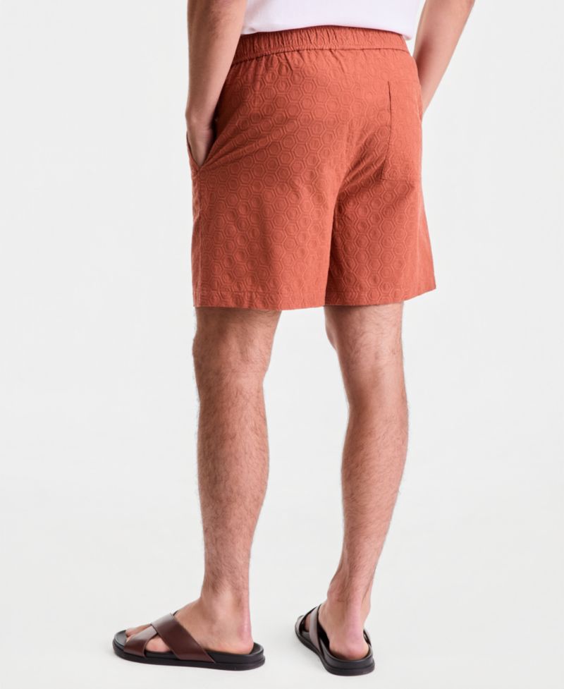 Men's Eyelet Pull-On Shorts, Macy's Exclusive