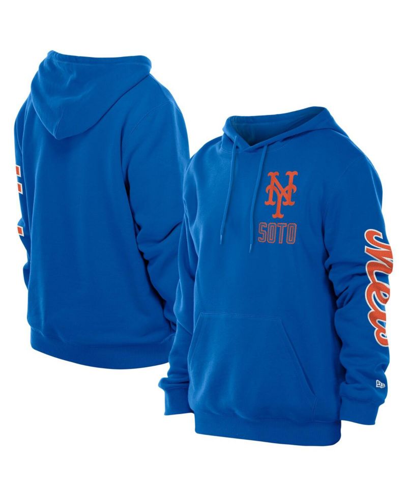 Men's Juan Soto Royal New York Mets Design Lab Pullover Hoodie