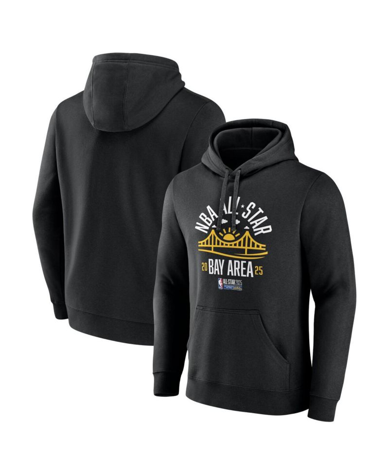 Men's and Women's Black 2025 NBA All-Star Game Bay Bridge Pullover Hoodie