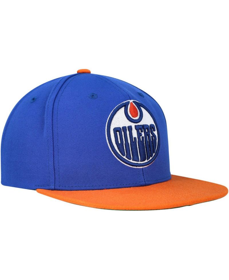 Men's Blue Edmonton Oilers Core Team Ground 2.0 Snapback Hat