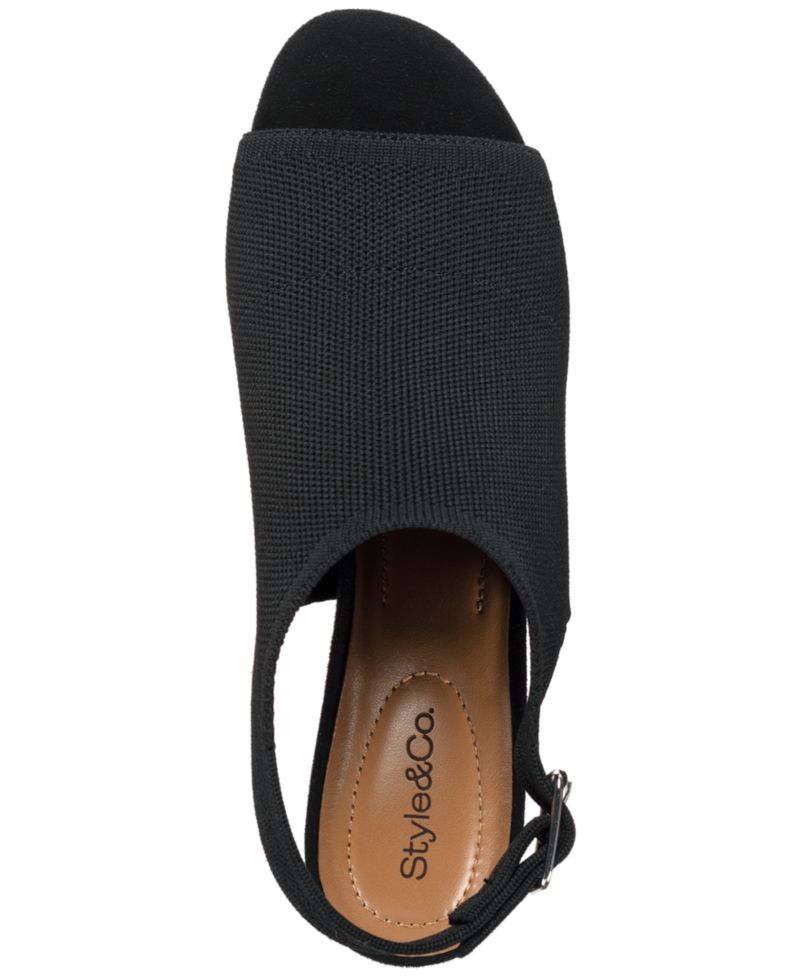 Women's Peyyton Slingback Knit Dress Block Heel Shooties