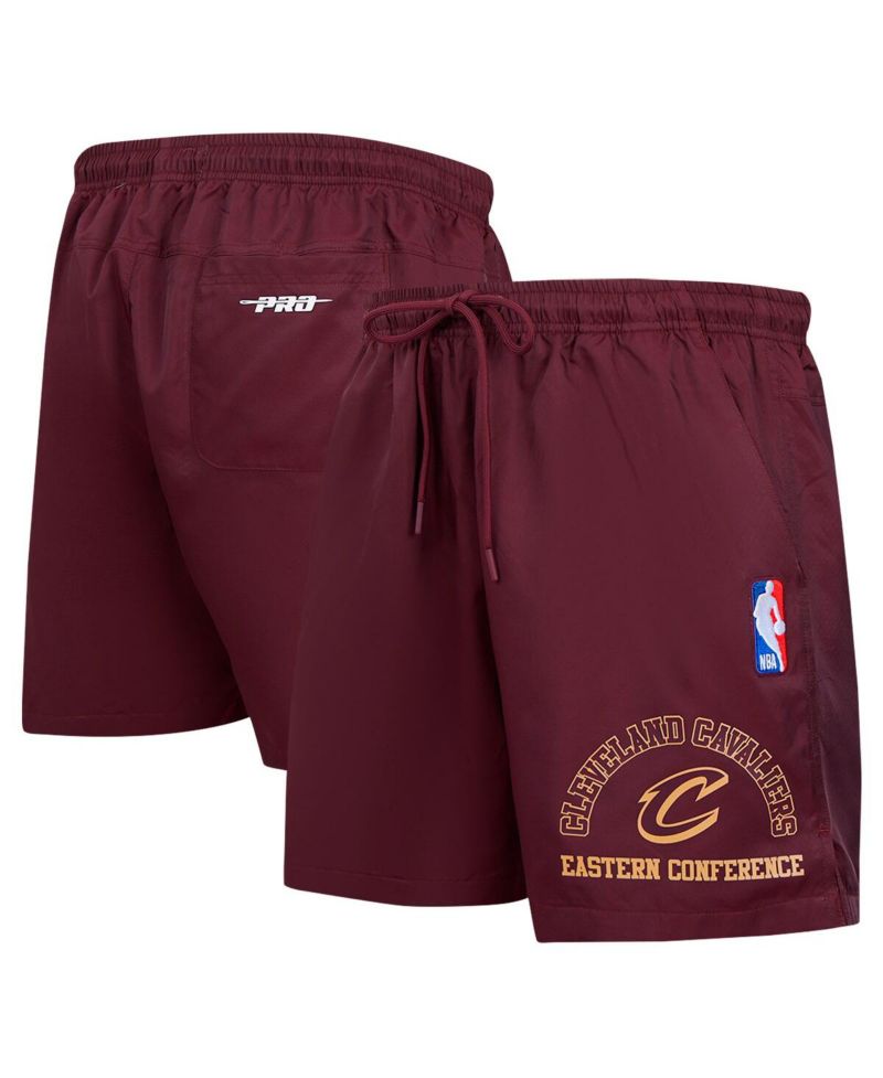 Men's Wine Cleveland Cavaliers Area Code Shorts