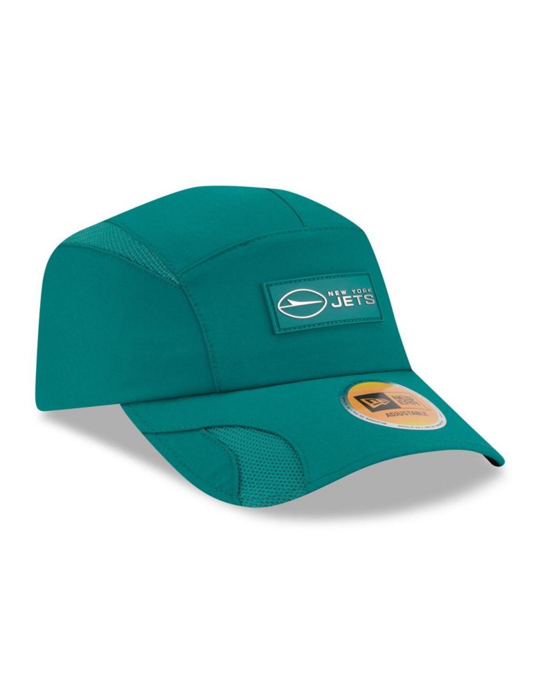 Men's Green New York Jets 2025 Sideline Runner Adjustable Hat