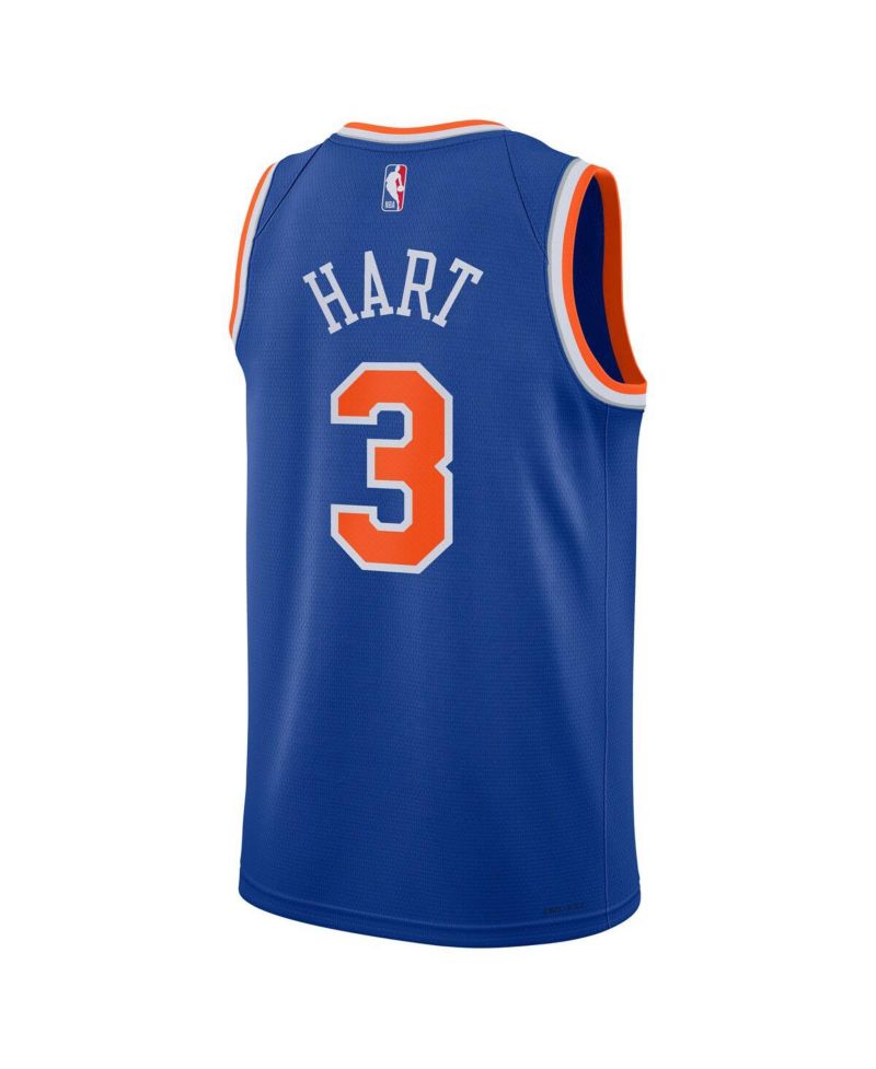 Big Boys and Girls Josh Hart Blue New York Knicks Swingman Jersey - Icon Edition