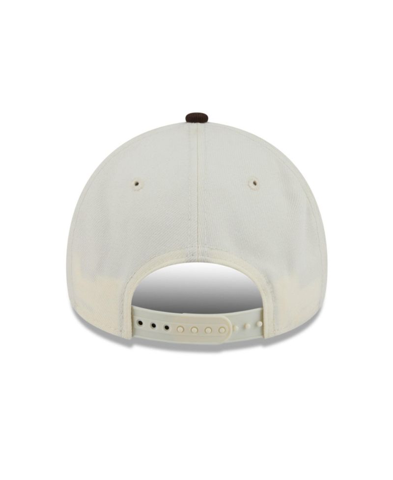 Men's Cream/Brown Buffalo Bills Pumpkin Spice A-Frame 9FORTY Adjustable Hat