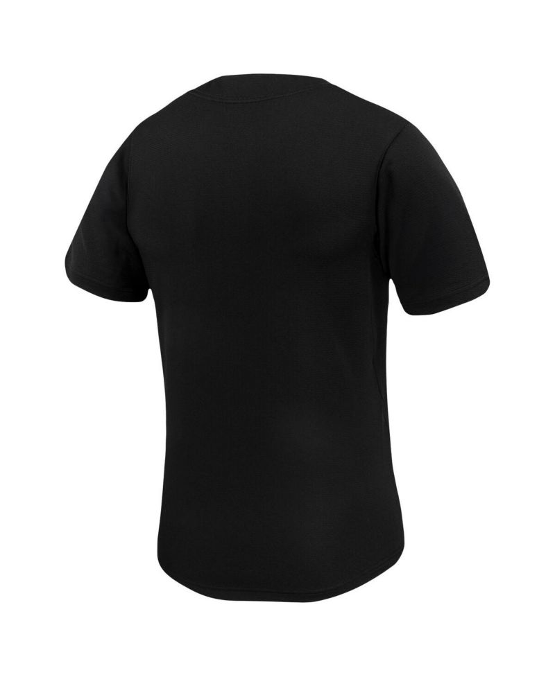 Men's Black Cal State Long Beach The Beach Replica Baseball Jersey