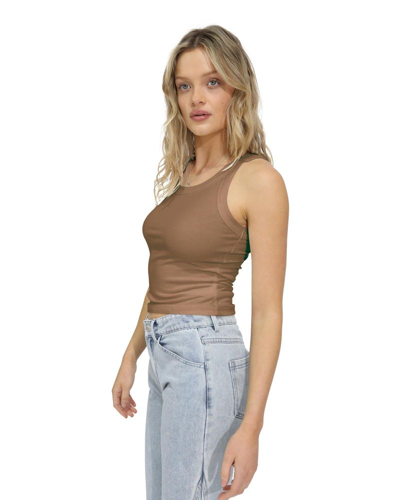 Women's Belle and Bloom Last Time Ribbed Tank Top