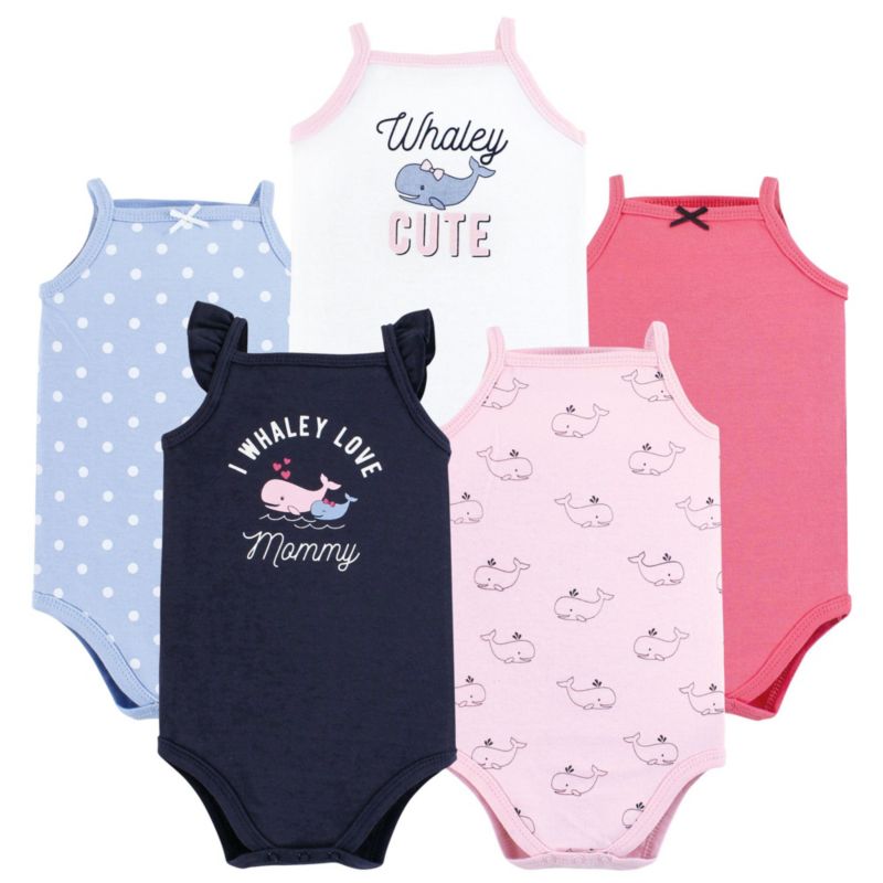 Baby Girls Hudson Cotton Poly Flannel Burp Cloths Multipack