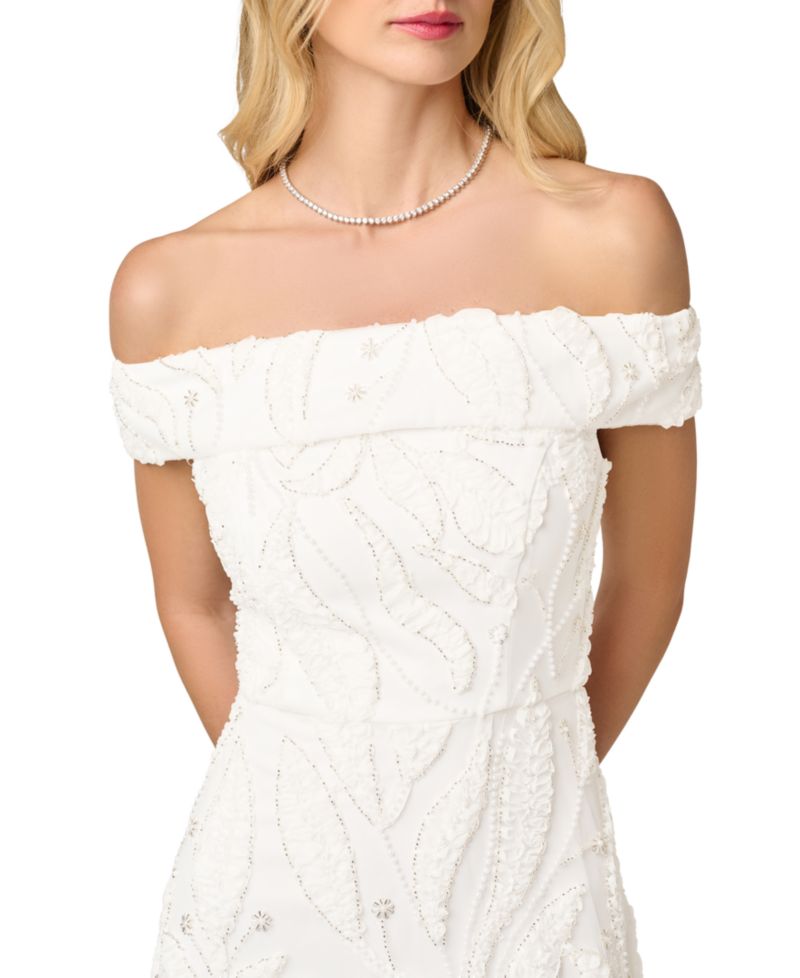 Women's Off-the-Shoulder Midi Dress