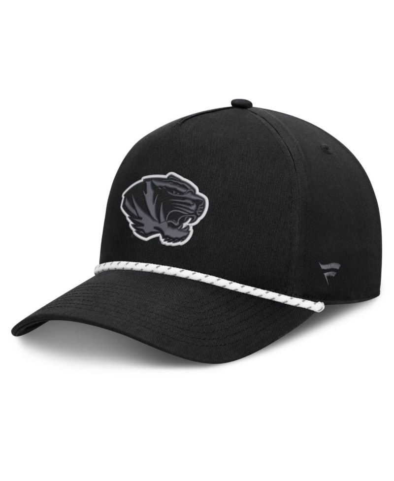 Men's Black Missouri Tigers Undertone Rope Adjustable Hat