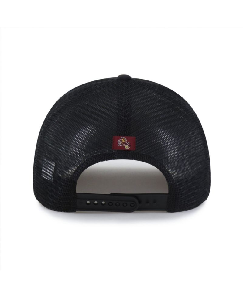 Men's and Women's '47 Black Arizona State Sun Devils brrr&deg; Condor Mesh Hitch Adjustable Hat