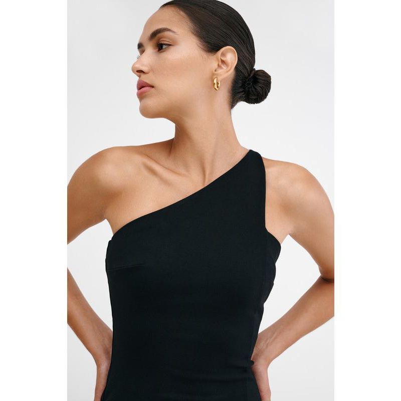 Women's Elora Off-Shoulder Column Dress with Thigh-High Slit