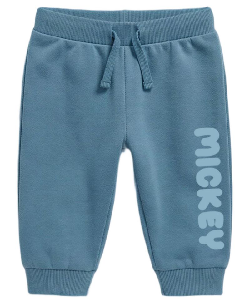 Baby Boys' Mickey 3D-Ear Hoodie and Jogger Pants, 2-Piece Set