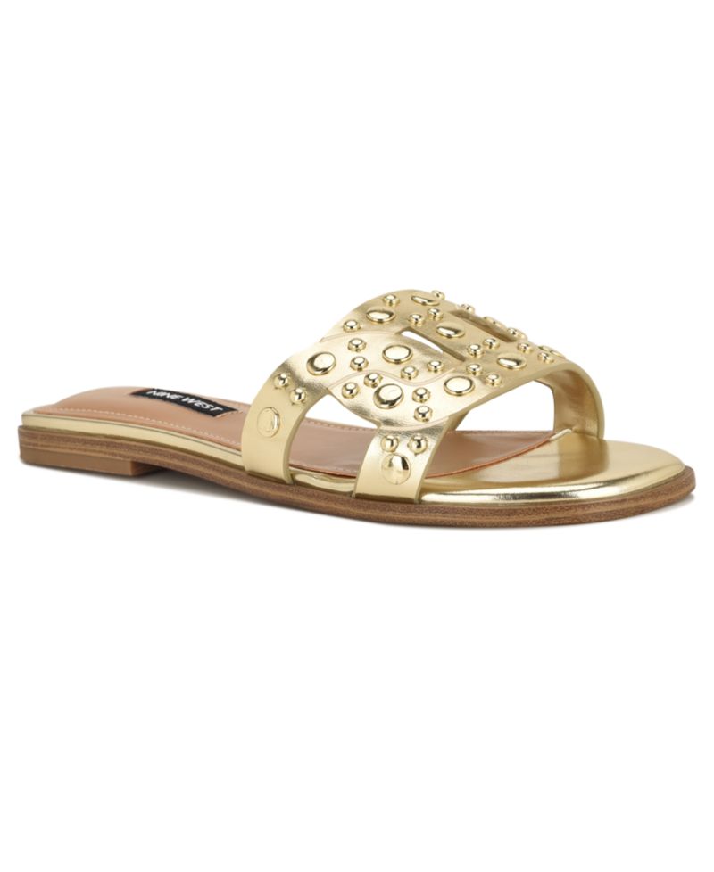 Women's Gomaz Embellished Flat Slip-On Sandals