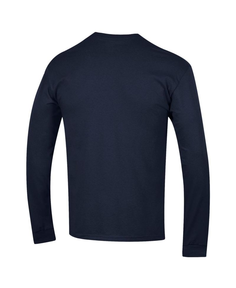 Men's Maize Michigan Wolverines Basic Arch Long Sleeve T-Shirt