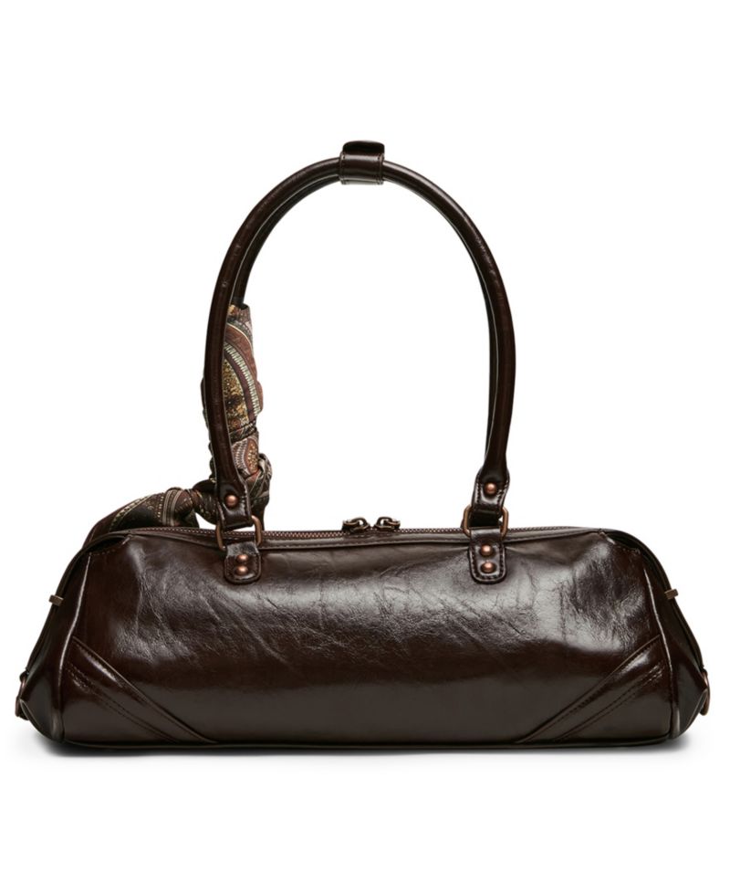 Cierra Medium Scarf Detail Large Shoulder Handbag