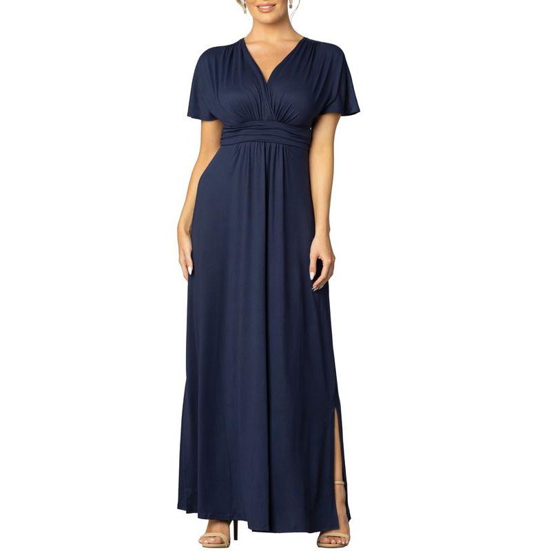 Women's Vienna Kimono Sleeve Long Maxi Dress