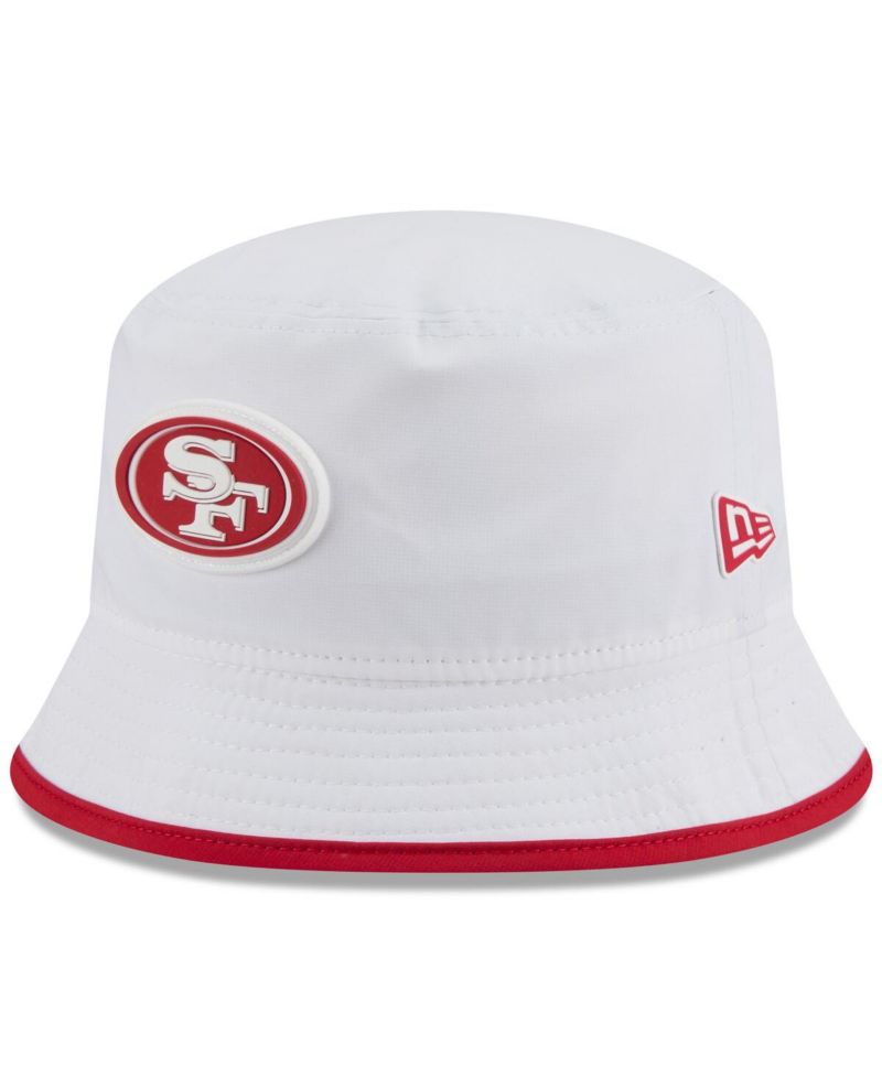 Men's White San Francisco 49ers 2025 NFL Training Camp Stretch Bucket Hat