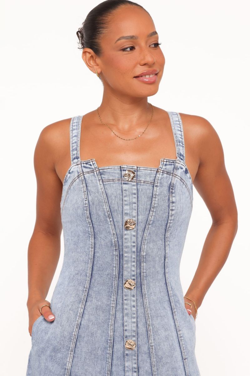 Women's Katie Denim Maxi Dress