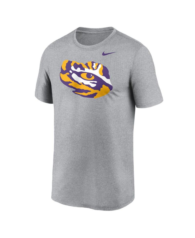 Men's Heather Gray LSU Tigers Primetime Legend Alternate Logo T-Shirt