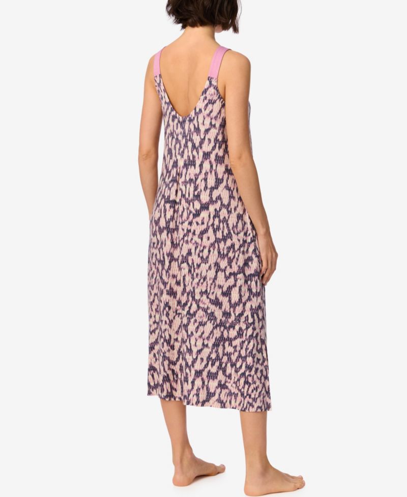 Women's V-Neck Sleeveless Animal-Print Chemise