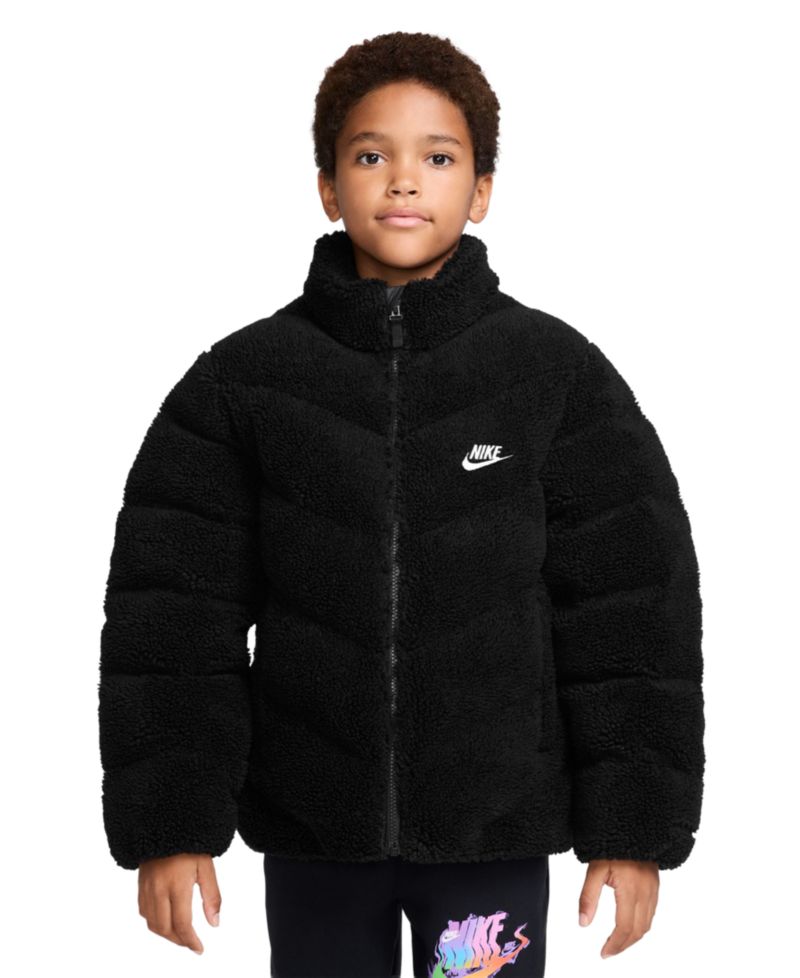 Boys' 8-18 Sportswear Long-Sleeve Loose Puffer Jacket