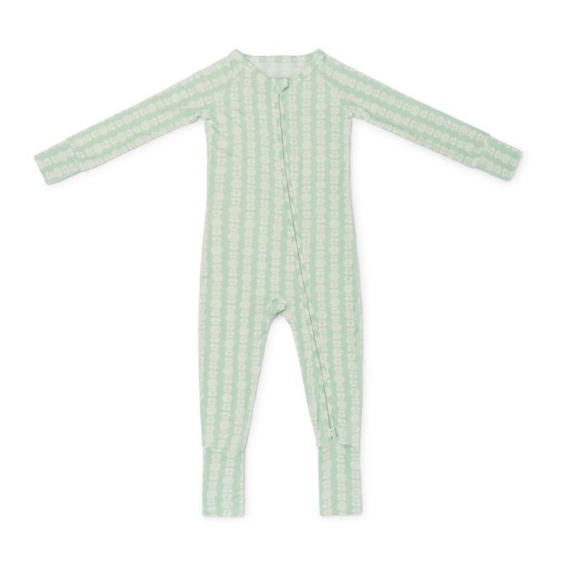 Baby Girls Mint Meadows Bamboo Sleeper