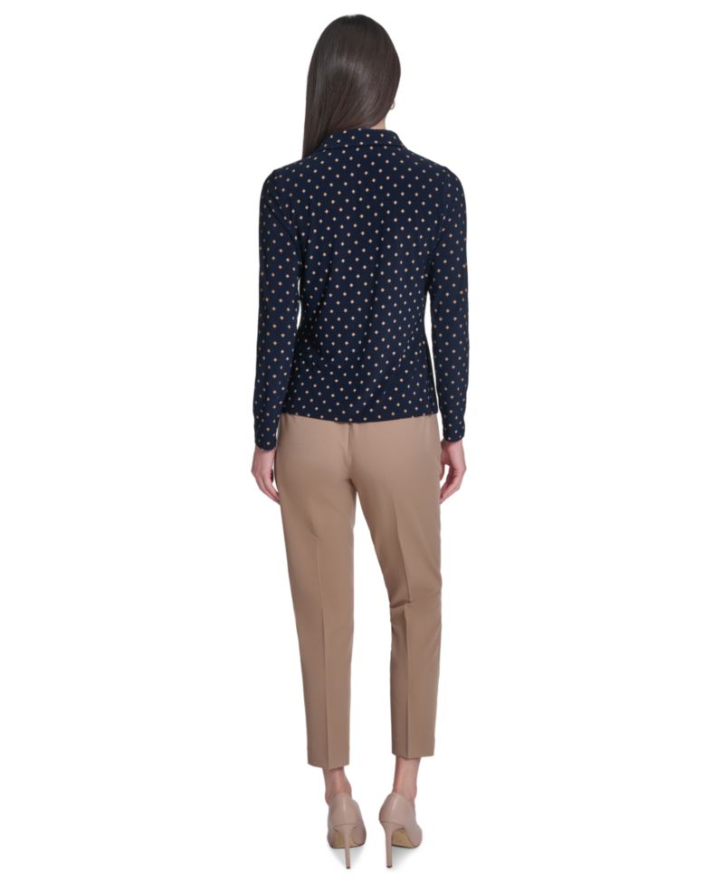Women's Long-Sleeve Button Up Top