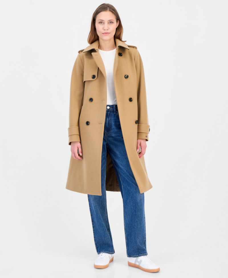 Women's Double-Breasted Trench Coat
