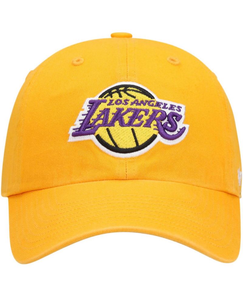 Men's Gold Los Angeles Lakers Clean Up Adjustable Hat